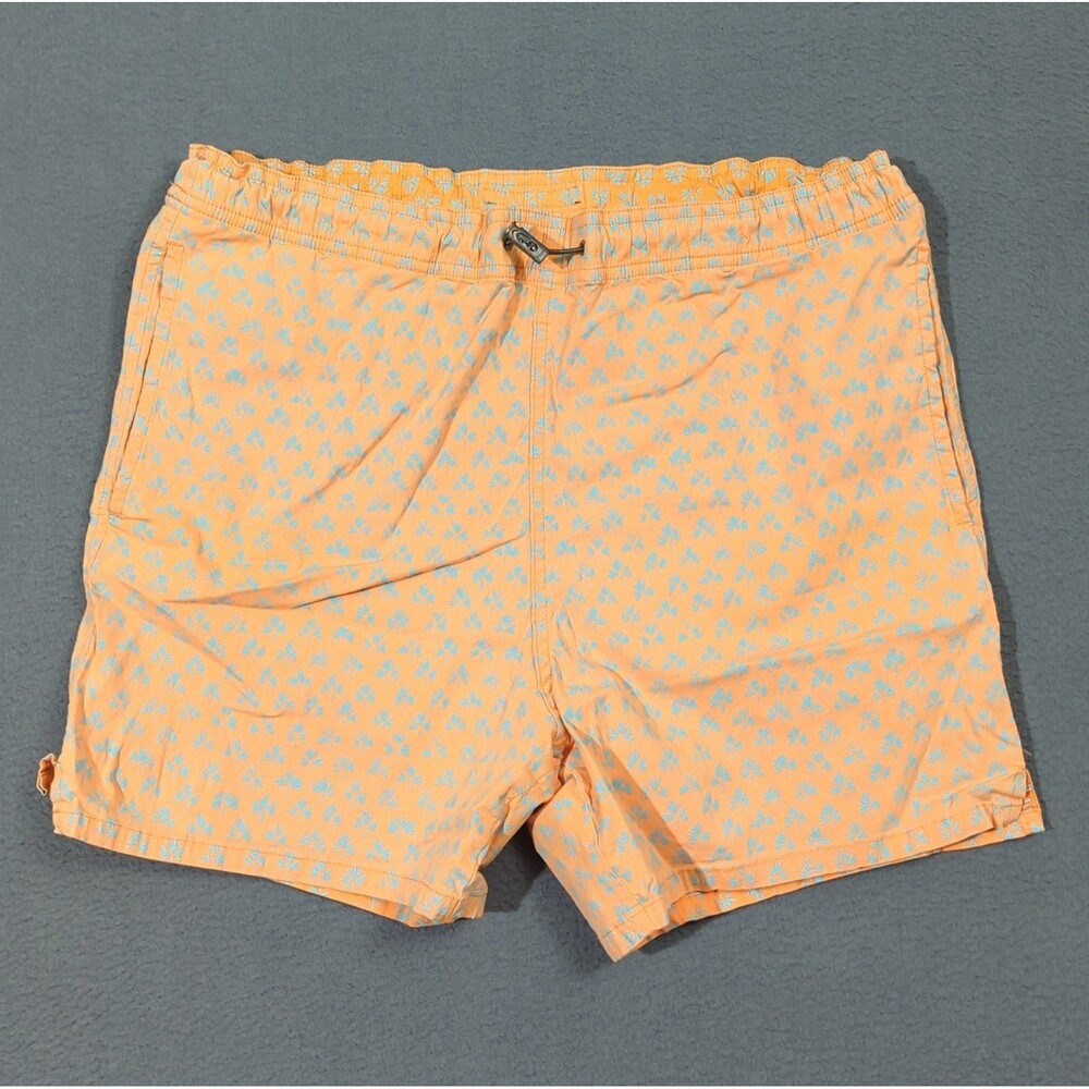 Zegna Sport Swim Trunks Men's L Orange Travel Vacation Beach